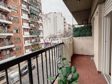 Departamento en Alquiler Monoambiente en Palermo con Balcón Corrido