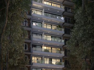 VENTA DOS AMBIENTES DE 62,45MTS CON BALCON EN PISO 7 - BV. CHENAUT - LAS CAÑITAS - PALERMO