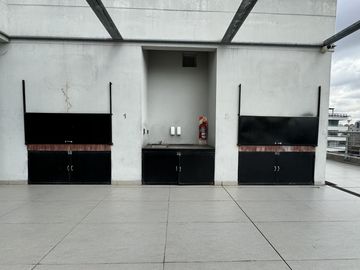 Alquiler duplex 2 ambientes cochera amenities piscina gimnasio SUM seguridad 24 horas baño   toil