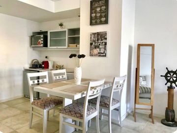 1 ambiente con gran balcon terrazas en Edificio HOM con PISCINA / GYM / SEGURIDAD 24hs