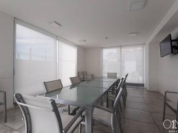 1 ambiente con gran balcon terrazas en Edificio HOM con PISCINA / GYM / SEGURIDAD 24hs