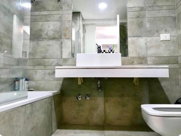 1 ambiente con gran balcon terrazas en Edificio HOM con PISCINA / GYM / SEGURIDAD 24hs