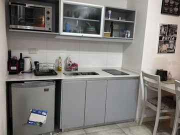 1 ambiente con gran balcon terrazas en Edificio HOM con PISCINA / GYM / SEGURIDAD 24hs