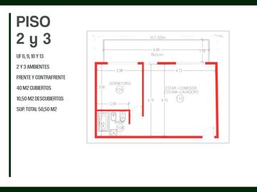 Se vende departamento de 3 ambientes a estrenar - Villa Urquiza