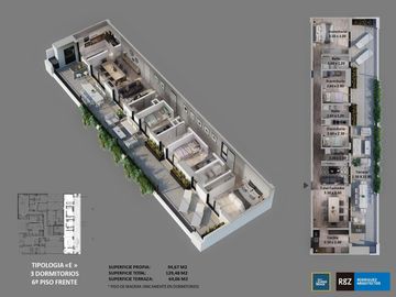 VENTA| Departamento 1 Dorm. con Escritorio en Casanova 5 - TBU49880 AP8589076