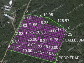 Terreno en venta en Paraíso Conkal