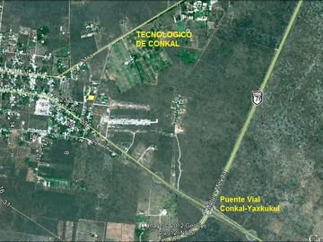 Terreno de 2,000 m2 en Conkal