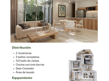 Preventa de Departamentos en Dzityá junto a plaza comercial