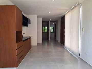 DEPARTAMENTO EN RENTA EQUIPADO Y CON TERRAZA EN PRIVADA MERIDA YUCATAN