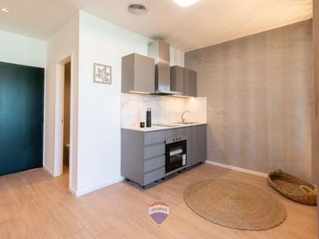 Vende Monoambiente Brickell Remeros balcón, pileta