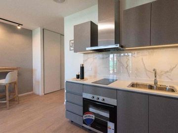 Vende Monoambiente Brickell Remeros balcón, pileta