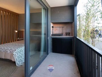 Vende Monoambiente Brickell Remeros balcón, pileta