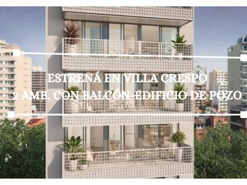 DEPARTAMENTO VENTA POZO 2 AMBIENTES VILLA CRESPO