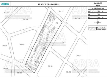 VENTA LOTE C/ CASA A REFACCIONAR TIGRE RESIDENCIAL