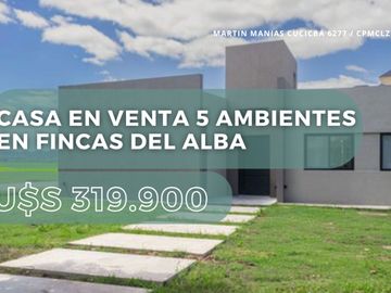 CASA EN VENTA 5 AMBIENTES EN FINCAS DEL ALBA