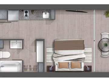 ARRIENDO ESTUDIO AMOBLADO METRO VICENTE VALDÉS ESTAC Y BOD