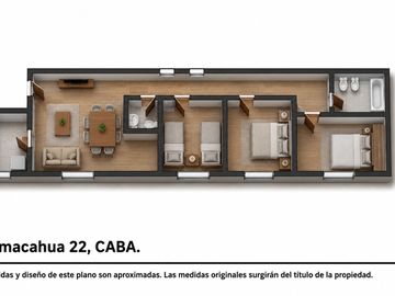 VENTA DEPARTAMENTO DE 4 AMBIENTES EN FLORES