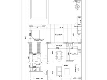 Venta Casa 3 Amb, Hurlingham, c/pileta. Exc. ubica
