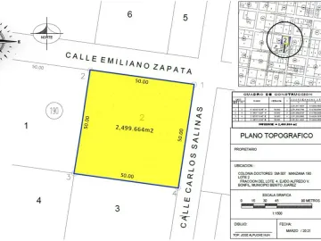 Terreno en Venta, Colonia Doctores, Cancún