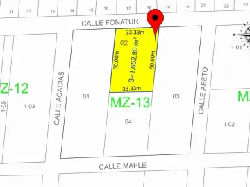 Terreno en Venta en Cancún, Quintana Roo