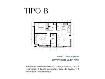 Departamento de 80 m2 en renta en Res. San Sebastián, Cancún