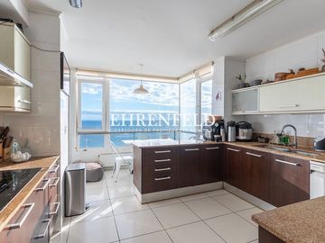 Edmundo Eluchans. Reñaca. Exclusivo departamento con Vista insuperable.