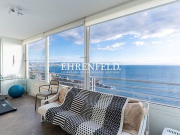 Edmundo Eluchans. Reñaca. Exclusivo departamento con Vista insuperable.