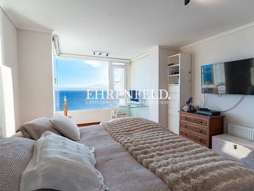 Edmundo Eluchans. Reñaca. Exclusivo departamento con Vista insuperable.