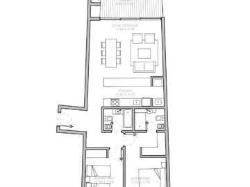 ALQUILER | 3 Ambientes a Estrenar con Balcon aterrazado y una increíble vista - LAGUNITA, NORDELTA