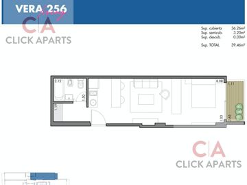 Venta - Monoambiente con balcón - a estrenar - Villa Crespo