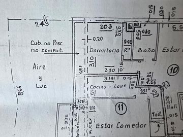 Venta de Departamento 3 ambientes en Duplex Villa Crespo