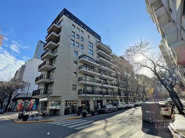 Departamento en esquina muy luminoso 1 dormitorio Vigilancia por tótem Palermo