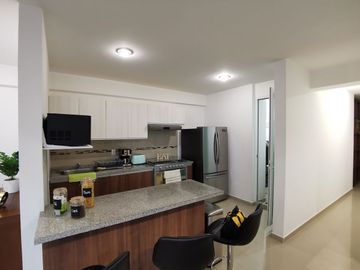Departamento amueblado en renta en Cañadas del lago