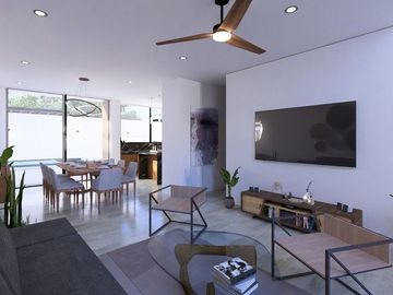 CASA EN VENTA EN PRIVADA AL NORTE DE MERIDA YUCATAN