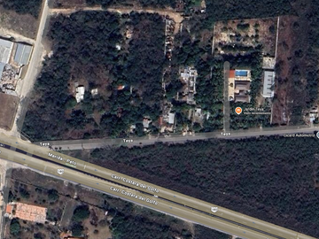TERRENO EN VENTA EN MÉRIDA YUCATÁN EN TEYA KANASÍN A UN LADO DEL TREN MAYA