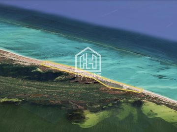 Terreno frente al mar en isla blanca cancun 46 hectáreas frente a laguna y playa privada
