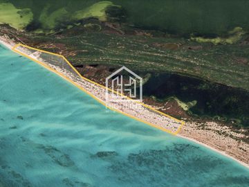Terreno frente al mar en isla blanca cancun 46 hectáreas frente a laguna y playa privada