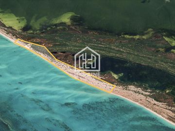 Terreno frente al mar en isla blanca cancun 46 hectáreas frente a laguna y playa privada