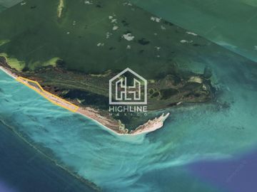 Terreno frente al mar en isla blanca cancun 46 hectáreas frente a laguna y playa privada