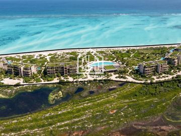 Terreno frente al mar en isla blanca cancun 46 hectáreas frente a laguna y playa privada
