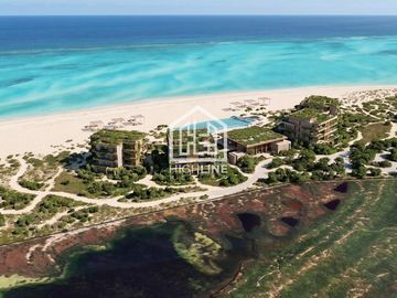 Terreno frente al mar en isla blanca cancun 46 hectáreas frente a laguna y playa privada