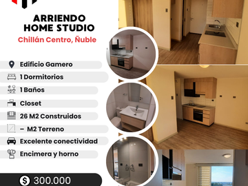 HOME STUDIO EN ARRIENDO -  EDIFICIO GAMERO, CHILLÁN CENTRO