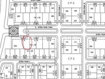 Dijual Kavling Langka Palma Boulevard Cluster Favorite Alam Sutera