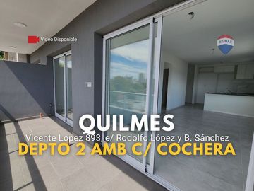 VENTA DEPTO 2 AMB C/COCHERA A ESTRENAR EN QUILMES