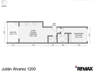 Depto en venta 2 amb a estrenar en Palermo Viejo
