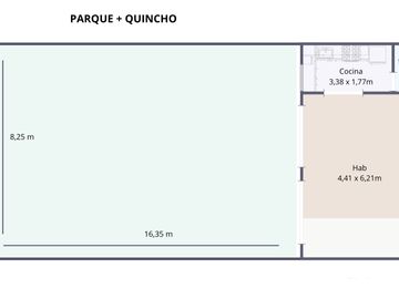 CASA 5 AMB EN VENTA CON JARDÍN QUINCHO Y COCHERA