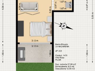 DEPARTAMENTO ESTRENAR BARRIO CERRADO PILETA VERDE
