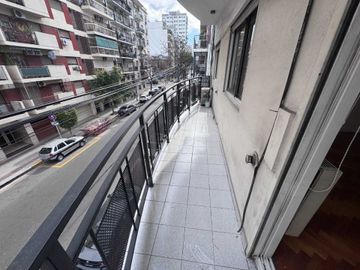 Alquiler Villa Crespo 2 Ambientes, balcon corrido