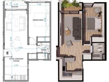 VENTA. DEPTO. DOS AMBIENTES. VILLA DEVOTO. CABA