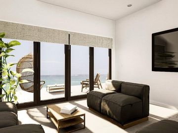 Departamento de lujo en venta, frente al Mar de San Crisanto, Yucatán